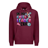 Burgundy in my cheer leader era Premium Hoodie - MaliasSmallBusiness