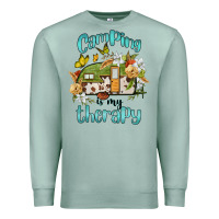 Seafoam camping is my therapy Premium Sweatshirt - BarkalooDesign
