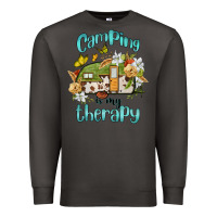 Smoke camping is my therapy Premium Sweatshirt - BarkalooDesign