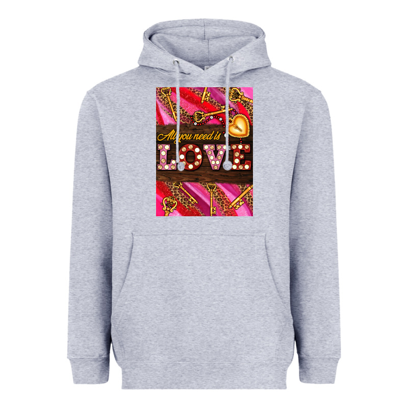 All You Need Is Love Heavyweight Hoodie by AdoDesignShop | Teevron