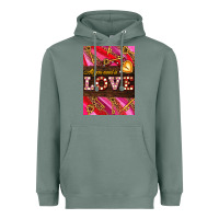 Sage all you need is love Heavyweight Hoodie - AdoDesignShop