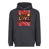 Smoke all you need is love Heavyweight Hoodie - AdoDesignShop