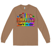 Toasted Coconut equality hurts no one Long Sleeve Tee - Zillion Design Studio