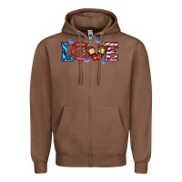 Chestnut firefighter love Zipper Hoodie - HRA Design Shop