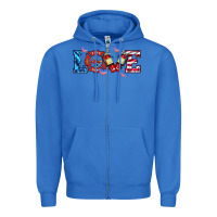 True Royal firefighter love Zipper Hoodie - HRA Design Shop