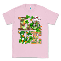 Bubblegum Pink st.patricks nurse love gnomies Classic Tee - BarkalooDesign