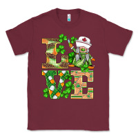 Burgundy st.patricks nurse love gnomies Classic Tee - BarkalooDesign