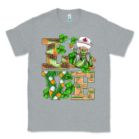Heather Grey st.patricks nurse love gnomies Classic Tee - BarkalooDesign