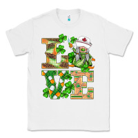 White st.patricks nurse love gnomies Classic Tee - BarkalooDesign