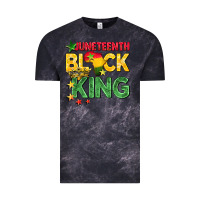 Cloud Black juneteenth black king Vintage Tee - BarkalooDesign