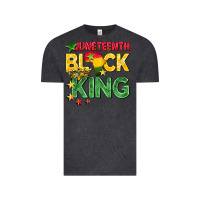 Vintage Black juneteenth black king Vintage Tee - BarkalooDesign