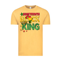 Vintage Mustard juneteenth black king Vintage Tee - BarkalooDesign