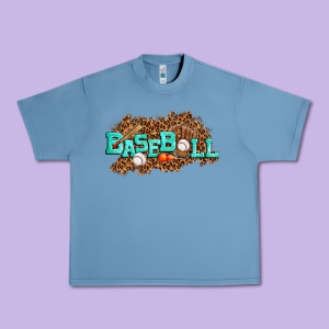 Baseball Urban Heavy Tee Designed By Texasbilliewilder