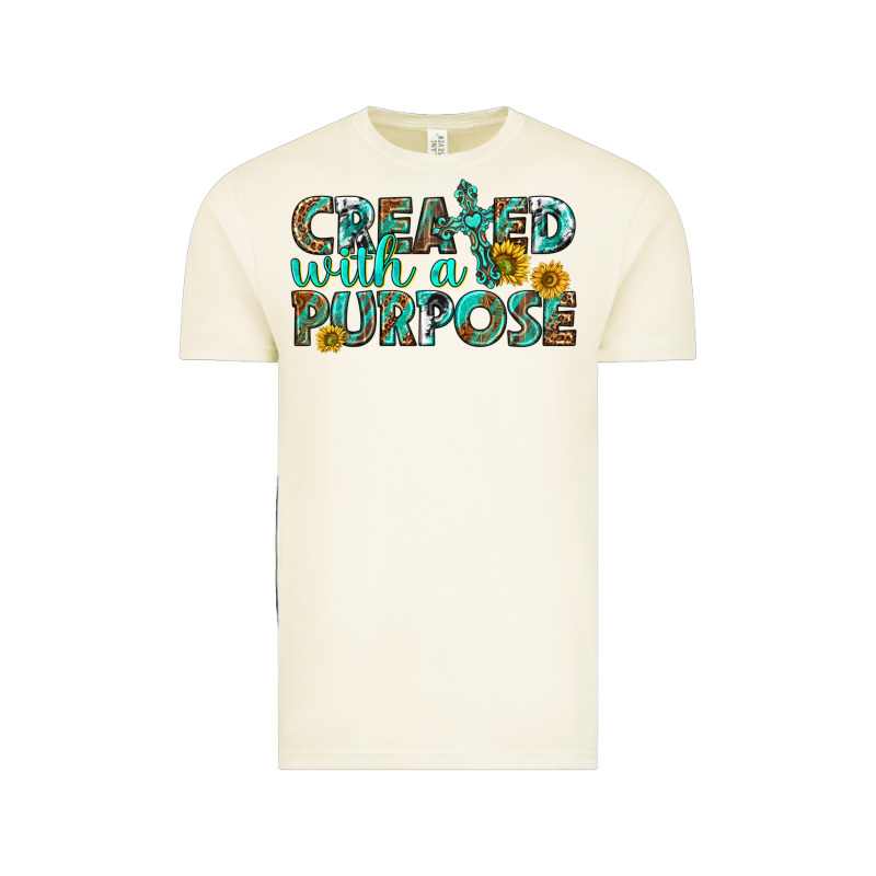 Created With A Purpose Vintage Tee by texasbilliewilder | Teevron