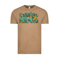Vintage Coffee created with a purpose Vintage Tee - texasbilliewilder