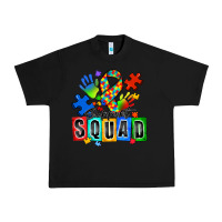 Black support squad autism Urban Heavy Tee - Zillion Design Studio