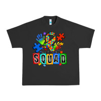 Pigment Black support squad autism Urban Heavy Tee - Zillion Design Studio