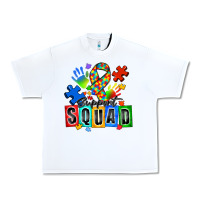White support squad autism Urban Heavy Tee - Zillion Design Studio