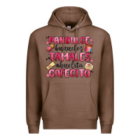 Chestnut pandulce bunuelos tamales abuelita cafecito Premium Hoodie - MaliasSmallBusiness