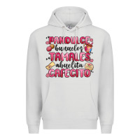 Dove Grey pandulce bunuelos tamales abuelita cafecito Premium Hoodie - MaliasSmallBusiness
