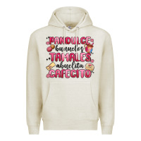 Oatmeal Heather pandulce bunuelos tamales abuelita cafecito Premium Hoodie - MaliasSmallBusiness