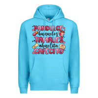 Ocean Blue pandulce bunuelos tamales abuelita cafecito Premium Hoodie - MaliasSmallBusiness