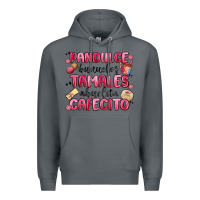 Rock pandulce bunuelos tamales abuelita cafecito Premium Hoodie - MaliasSmallBusiness