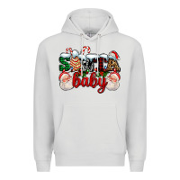 Dove Grey santa baby with santa and christmas tree cake Premium Hoodie - AdoDesignShop