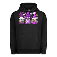 Pigment Black Purple Winter Gnomies Urban Hoodie - BundleAndBundleShop
