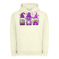 Pigment Pistachio Purple Winter Gnomies Urban Hoodie - BundleAndBundleShop