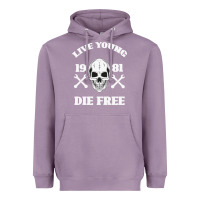 Lavender Live Young Die Free Heavyweight Hoodie - Bettercallsaul