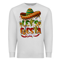 Dove Grey let's fiesta mexican hat Premium Sweatshirt - BarkalooDesign