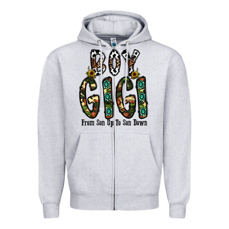 Boy Gigi From Son Up To Son Down Zipper Hoodie by CowhideDigitalArt | Teevron