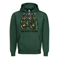 Sports Green boy gigi from son up to son down Zipper Hoodie - CowhideDigitalArt