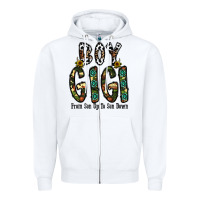 White boy gigi from son up to son down Zipper Hoodie - CowhideDigitalArt