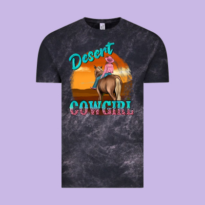 Vintage Tee desert cowgirl