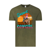 Vintage Olive desert cowgirl Vintage Tee - texasbilliewilder
