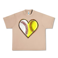 Burro baseball and softball heart Urban Heavy Tee - texasbilliewilder
