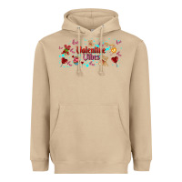 Mushroom love vibes and valentines Heavyweight Hoodie - AdoDesignShop