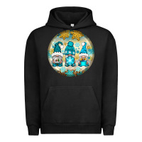 Pigment Black Winter Gnomies Ornament Urban Hoodie - BundleAndBundleShop