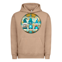 Pigment Burro Winter Gnomies Ornament Urban Hoodie - BundleAndBundleShop