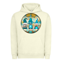 Pigment Pistachio Winter Gnomies Ornament Urban Hoodie - BundleAndBundleShop