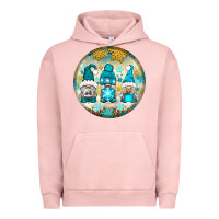 Pigment Salmon Winter Gnomies Ornament Urban Hoodie - BundleAndBundleShop