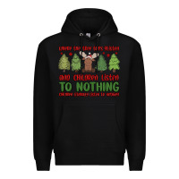 Black where the tree tops glisten Premium Hoodie - MaliasSmallBusiness