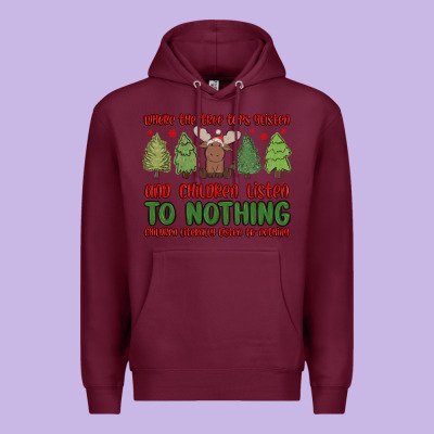 Where The Tree Tops Glisten Premium Hoodie Designed By Maliassmallbusiness