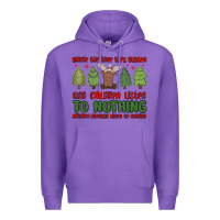 Purple where the tree tops glisten Premium Hoodie - MaliasSmallBusiness
