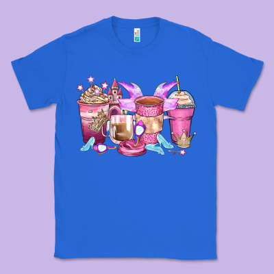 Princess Coffee Cups Classic Tee Designed By Zillion Design Studio