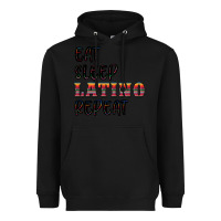 Black eat sleep latino repeat Heavyweight Hoodie - BundleAndBundleShop