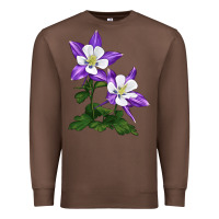 Chestnut rocky mountain columbine Premium Sweatshirt - LillyAllenDesigns