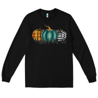 Black happy fall y'all pumkins Long Sleeve Tee - RanaPortraitStore